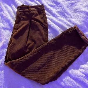 brown corduroy pants!